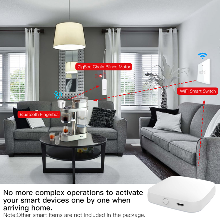 Tuya Smart Multimode Gateway Zigbee Wifi Bluetooh Mesh Wireless Hub