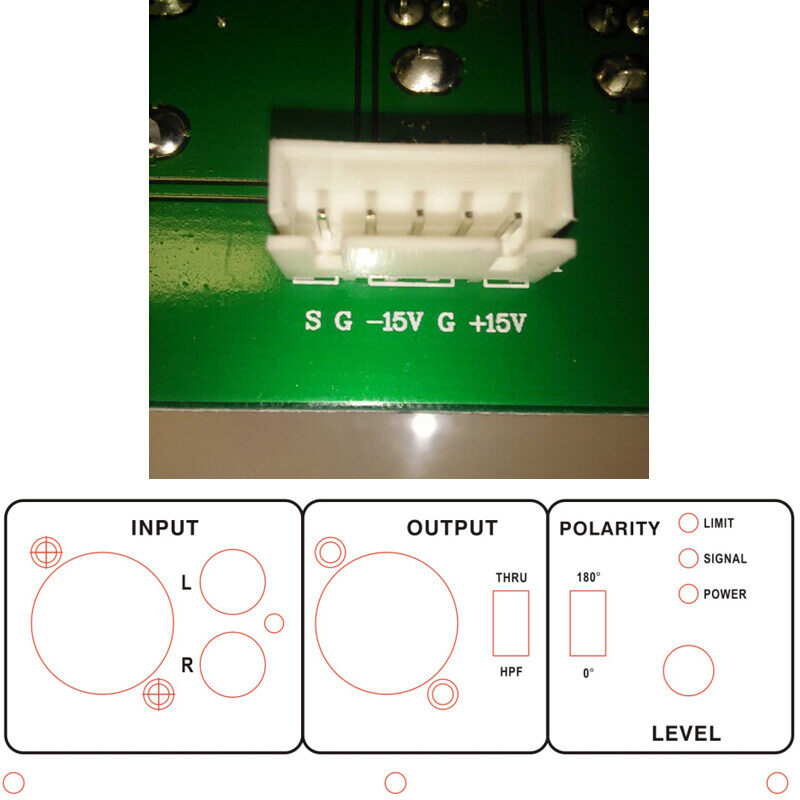 Bảng Mạch Đầu Ra Loa Siêu Trầm Đầu Vào RCA Đầu Vào Cân Bằng XLR Caron Bộ Tiền Khuếch Đại Loa Siêu Trầm
