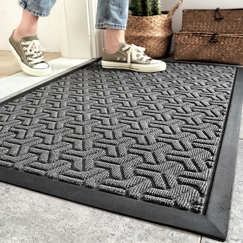 Non-Slip Entrance Mat, Indoor/Outdoor Nordic Door Mat, Wear Resistant Welcome Mat, Easy to Clean Entryway Mat, Vacuuming Door Carpets, Dustproof Entrance Floor Mat, Hotel Mall Gate Entryway Rug