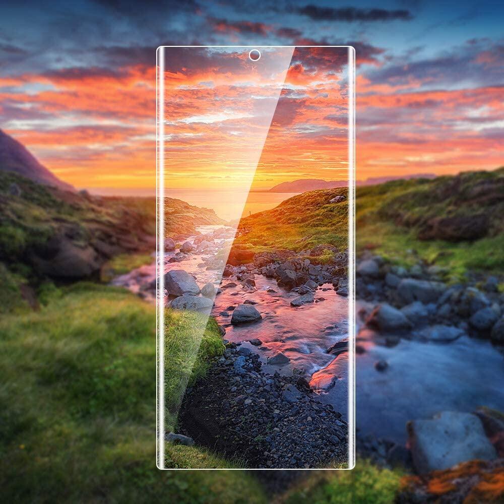 [2 Gói] Bảo Vệ Màn Hình Kính Kính Cường Lực Cho Galaxy Note 20 Ultra / Note 20 [Tương Thích Với Cảm Biến Vân Tay] [Dính Toàn Bộ] [Kính 3D] [Thân Thiện Với Vỏ] Dành Cho Samsung Galaxy Note 20 Ultra 6.9 Inch/Note 20 6.7 Inch