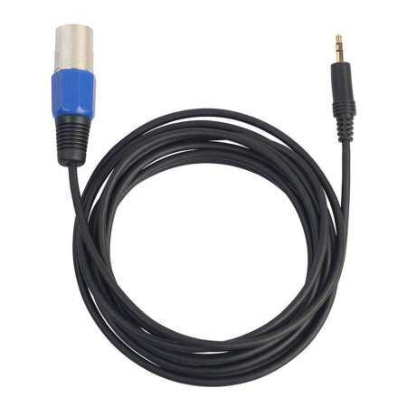 ELEC 351330 3.5 มิลลิเมตรแจ็คปลั๊กสเตอริโอตัวผู้สายต่อ TO ไมโครโฟนเสียง XLR 3 ขาแจ็ค XLR ชายสำหรับ HDTV DVD MP3 สีดำ - INTL ELEC 351330 3.5 มิลลิเมตรแจ็คปลั๊กสเตอริโอตัวผู้สายต่อ TO ไมโครโฟนเสียง XLR 3 ขาแจ็ค XLR ชายสำหรับ HDTV DVD MP3 สีดำ - INTL