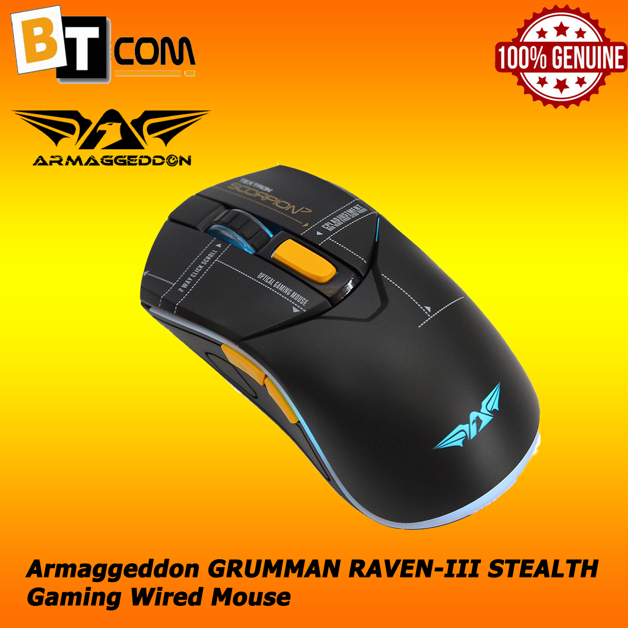 Armaggeddon Textron Scorpion 3 Gaming Wired Mouse Lazada