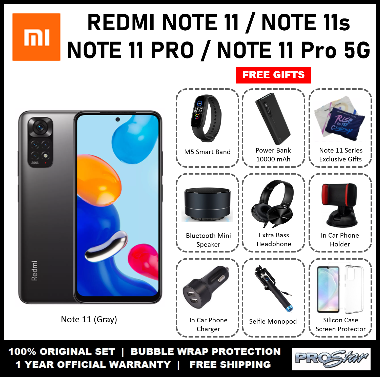Redmi Note 11 Redmi Smart Band セット Redmi Note 11 Redmi Smart Band セット（Mi ポイント会員特典—1月）