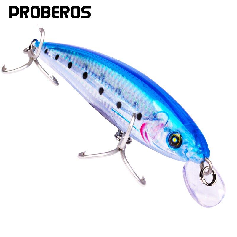 PROBEROS Fishing Lure 42.9g-1.51oz Hard Big Bait Crankbait Minnow 16cm-6.3" 9 Colors Trolling Artificial Bait Pike Carp DW1004