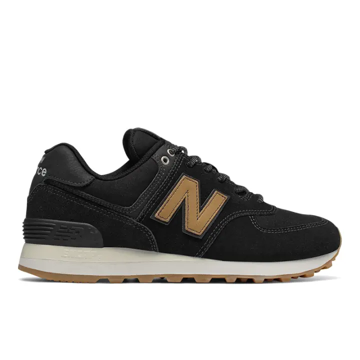 new balance 574 black and tan