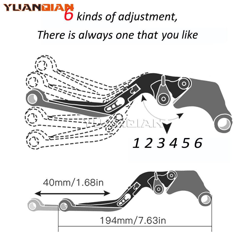 For Kawasaki Z800 Eversion Z800E 2013 2014 2015 2016 2017 Motorcycle Extendable Adjustable Z800 Brake Clutch Levers Handle Bar