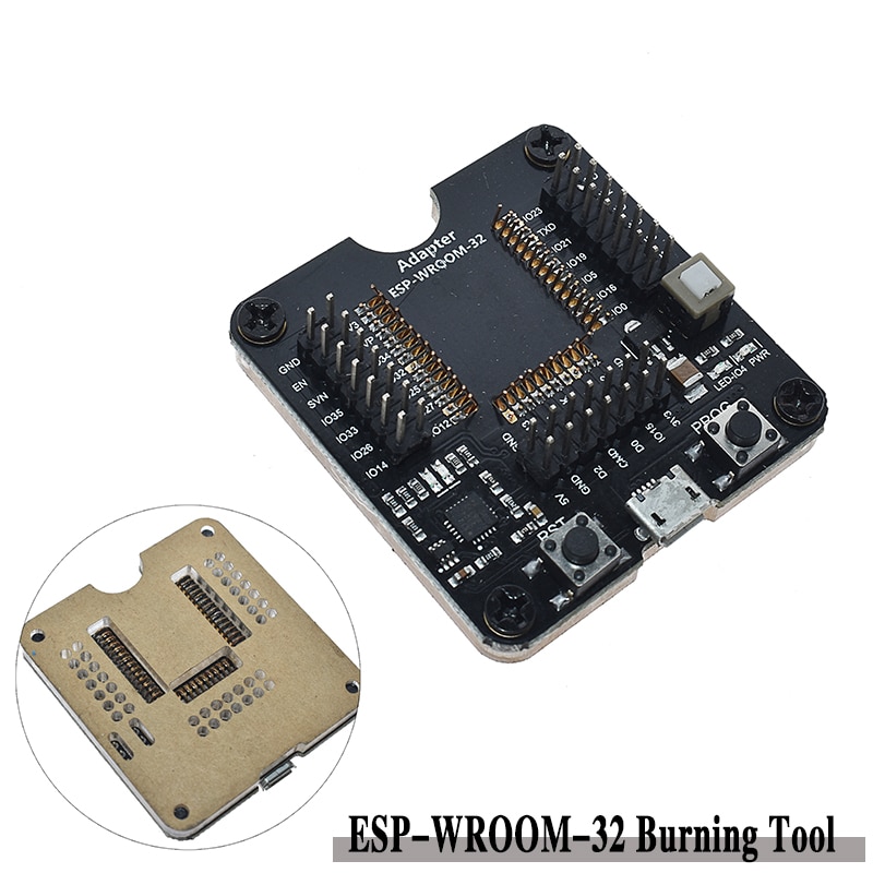 ESP8266 ESP32 ESP-WROOM-32 ESP32-WROVER Development Board Test Burning Fixture Tool Downloader for ESP-12F ESP-07S ESP-12S