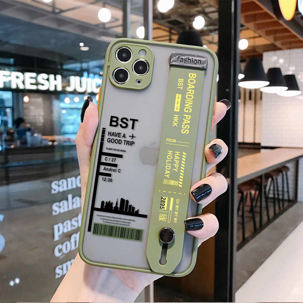 UCUC Casing Case For Samsung Galaxy Note 10 Lite Case For boys Shockproof Frosted Case Phone Casing Soft Edge Full Lens Protection Cover Ultra Thin (With Wristband)Phone Case