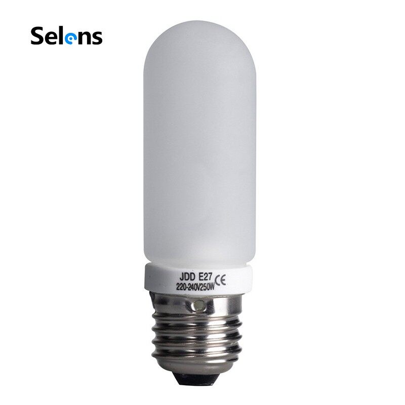 Studio ảnh Flash mô hình đèn E27 250W 220V bóng đèn nhấp nháy