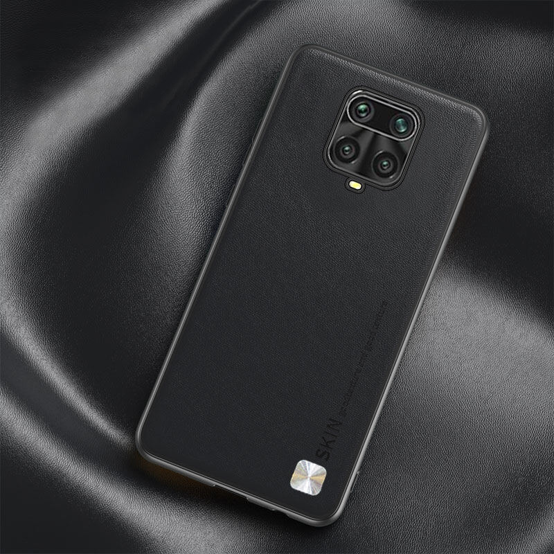 For Redmi Note 9S / Note 9Pro Max Case Plain Skin Leather Cover Xiaomi Redmi Note 9Pro Max Soft Bumper Shockproof Coque