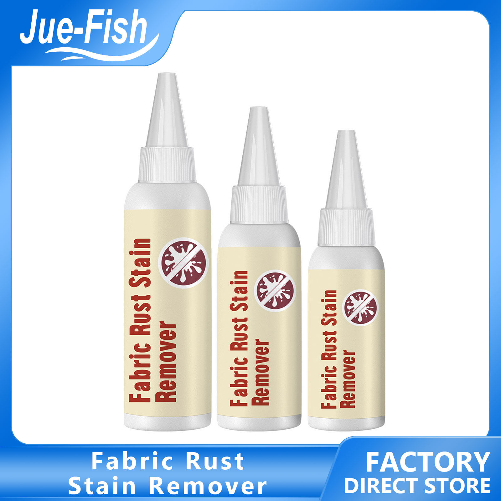 Chất Tẩy Vết Rỉ Sét Vải Đa Năng JUE-FISH Không Thấm Nước Chất Tẩy Vết Rỉ Sét Vải 100Ml Chất Tẩy Vết Rỉ Sét Quần Áo Chất Tẩy Màu Vàng Quần Áo Chất Tẩy Rửa Quần Áo Không Thấm Nước Vết Rỉ Sét
