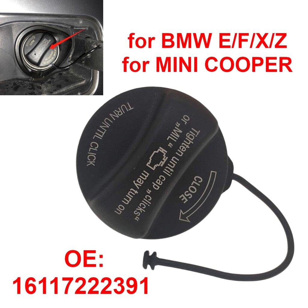 Hys fuel tank cover gas petrol cap 16117222391 for bmw e39 e46 e60 e63 e65 e66 e70 e71 e90 f01 f02 f07 e f x1 x3 x5 x6 mini cooper