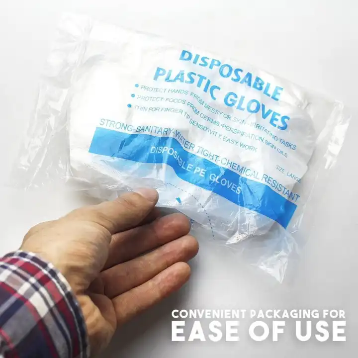 disposable plastic gloves