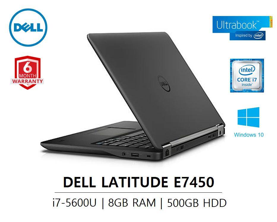Dell Latitude E7450 I7 5th Gen 8gb Ram Ddr3 500gb Hdd Ultrabook Refurbished 6 Months Warranty Malaysia