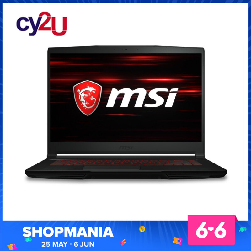 MSI Thin GF63 10SC-238MY 15.6 FHD IPS 144Hz Gaming Laptop (Intel Core i5-10300H, 4GB RAM, 256GB SSD, NVD GTX1650 Max-Q, Win10) + MSI Backpack Malaysia