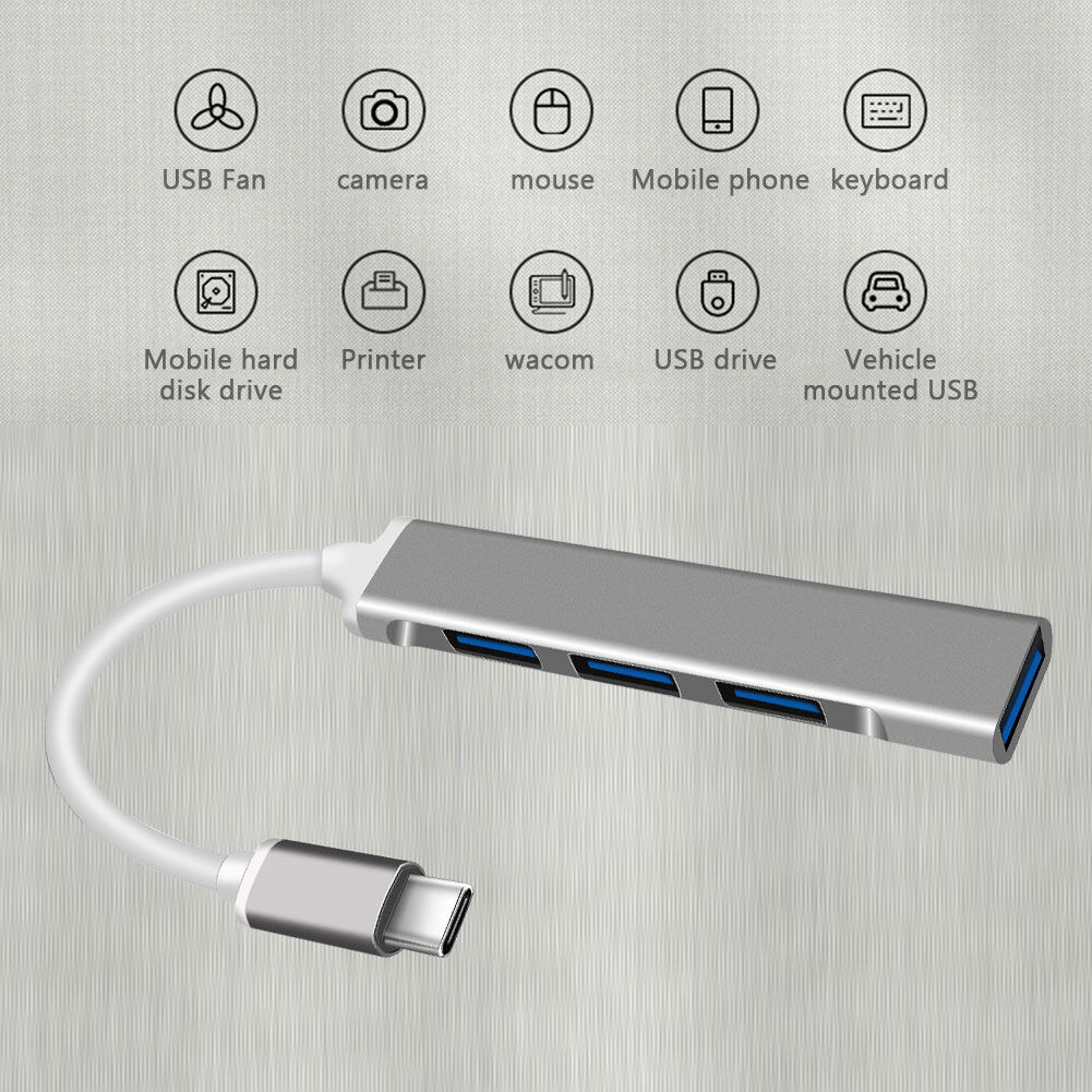 Professional USB C HUB 3.0 Type C 4 Port Multi Splitter Adapter USB 3.0 USB-C Hub Adapter