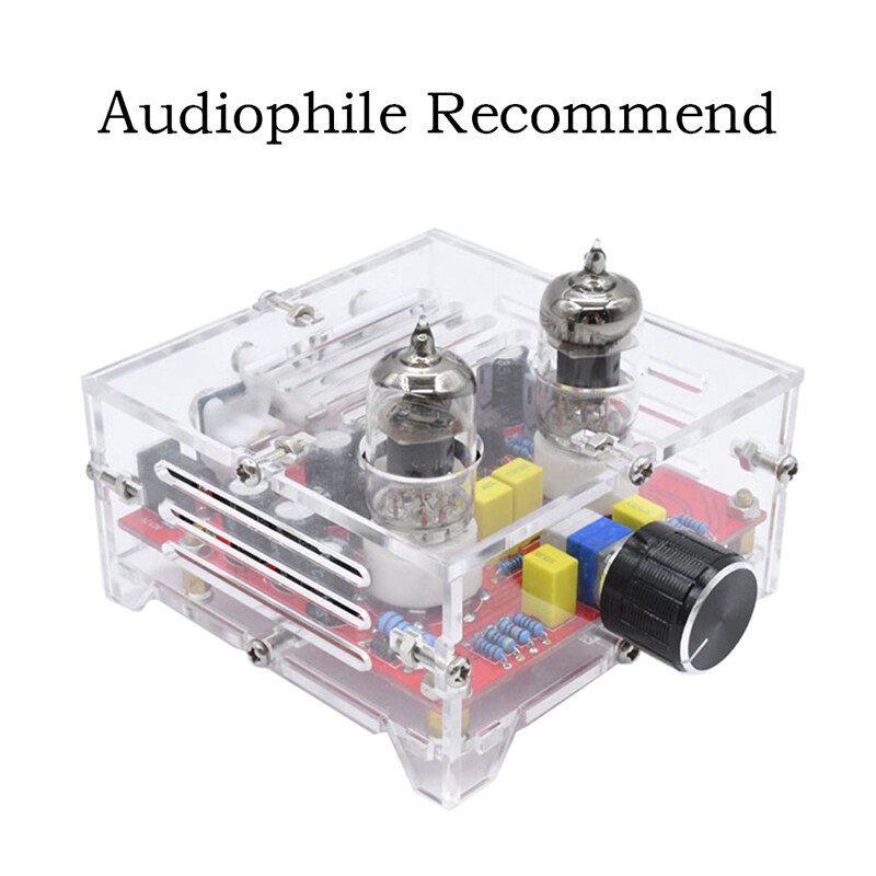 Sporter Wletr HIFI 6J1 Tube preamplifier เครื่องขยายเสียง Class A pre AMP Crystal SHELL