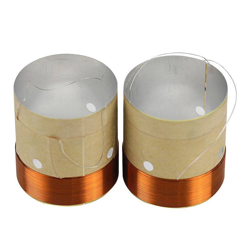 1Pair 38.5MM Speaker Bass Voice Coil White Aluminum Sound Air Outlet for Subwoofer Speaker air Accessories