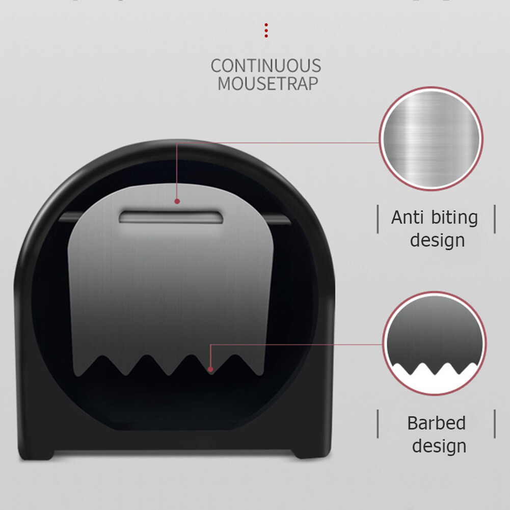 Automatic Lock Rat Trap Plastic Rat Trap Reusable Small Mousetrap Mice Rodent Pest Control Cage