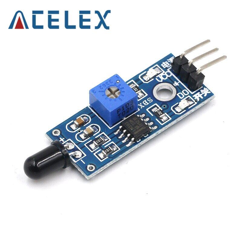 IR Flame Detection Sensor Module Fire Infrared Receiver Module for ...