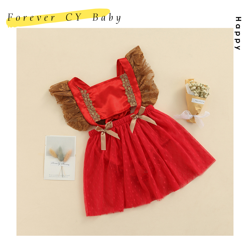 Lace Tulle Tutu Party Jumpsuit Xmas 