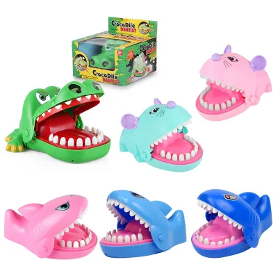 [READY STOCK] Big Size Baby Shark and Dentist Finger Toy Bite Finger Game Gigi Buaya Gigi Cute Micie game for Family