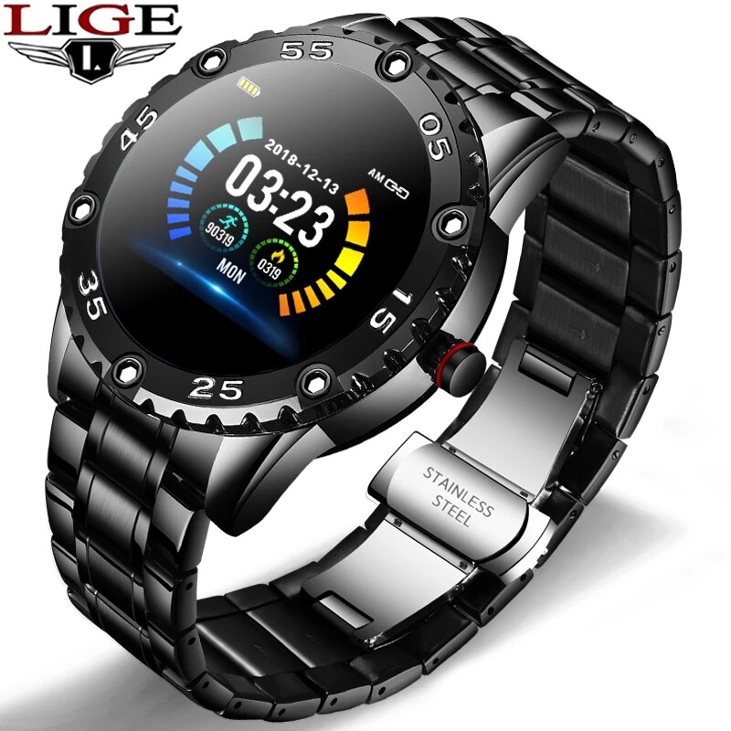 LIGE Mới Thông Minh Đồng Hồ Nam Và Thể Thao Cho Đồng Hồ Nữ Theo Dõi Giấc Ngủ FitnessTracker Ios Android Đồng Hồ Thông Minh Có Chức Năng Đếm Số Bước Chân