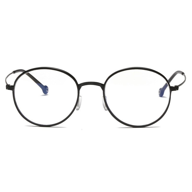 KATELUO J803 Computer Anti Blue Laser Round Frame Retro Classic Eyeglasses