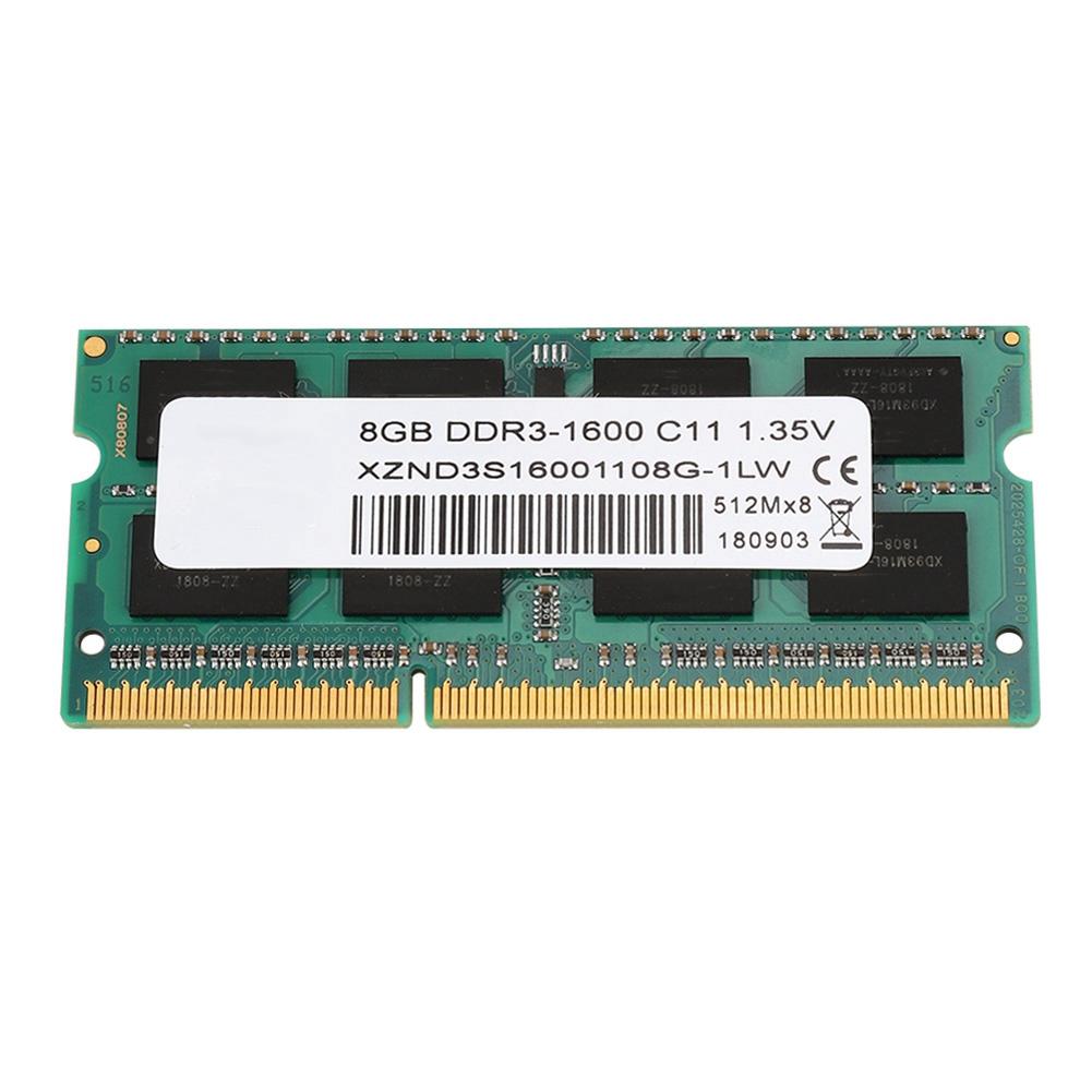 Large Capacity Plug And Play Ddr3 Ram 8gb Ddr3 Memory Wirh 1 35v Low Voltage For Notebook Computer Lazada Singapore