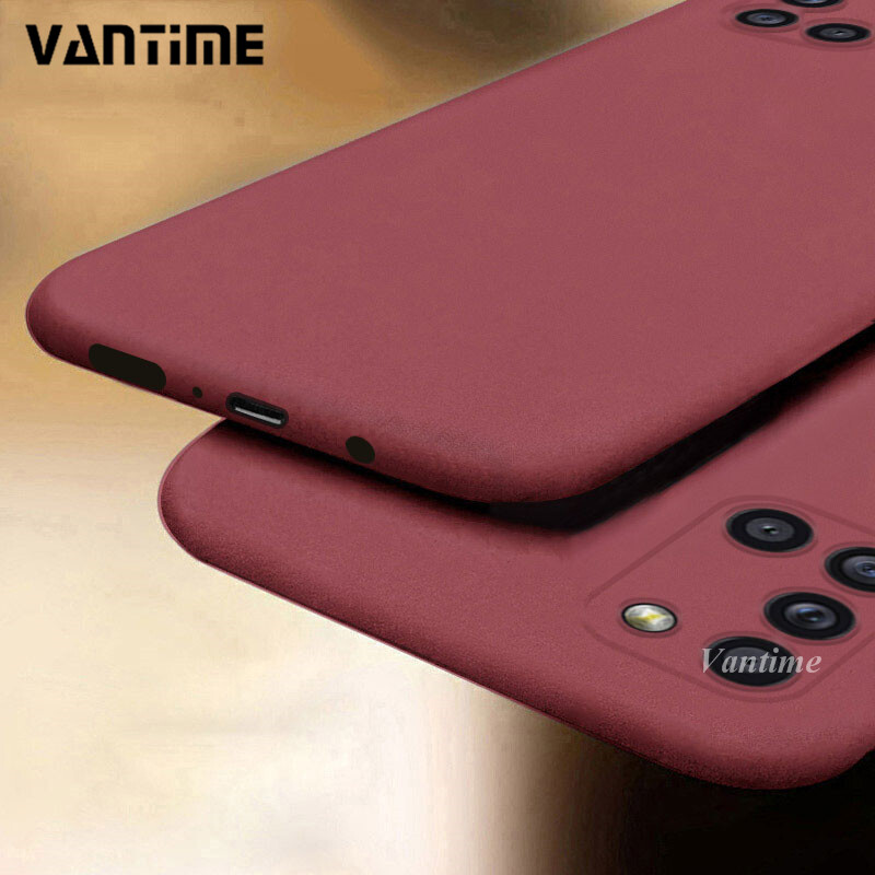 Vantime for Samsung Galaxy A31 Case Soft Sandstone Casing Ultra Thin Matte Back Protective Phone Slim Cover Case