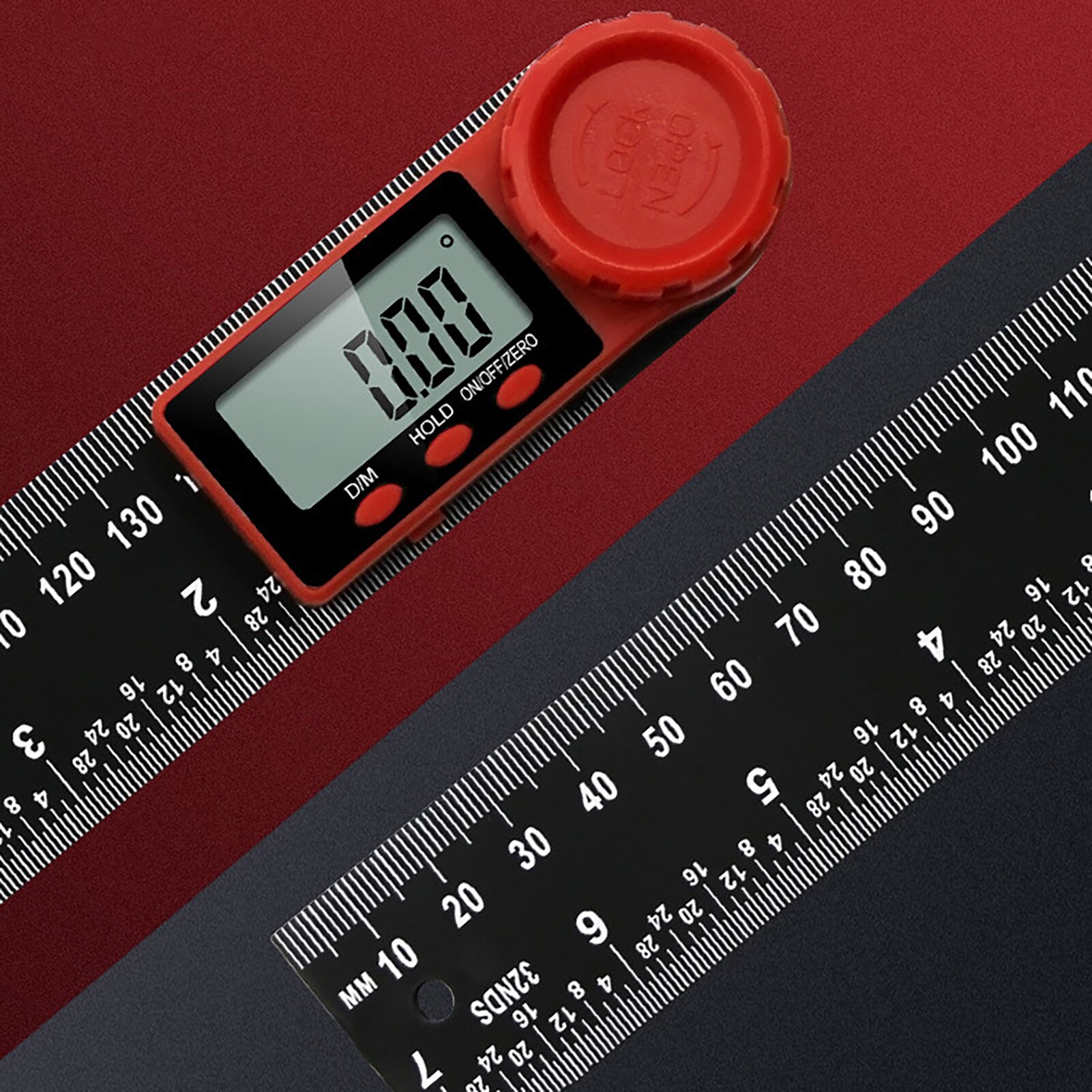 Terylin 200/300mm 2 in 1 Digital Display Angle Meter Inclinometer Caliper Measuring Tool
