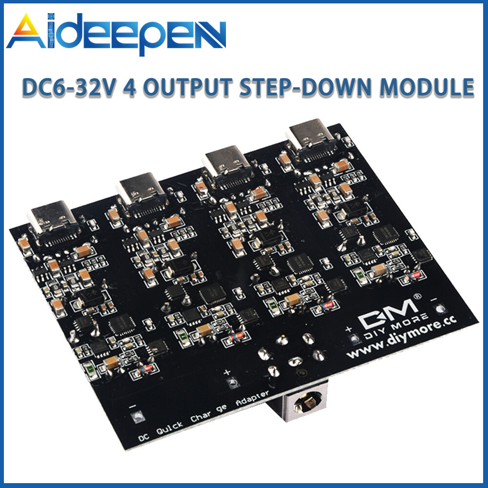 Sw3518s dc6v-32v fast charging power step-down module 2-way module usb pd3.0 mobile phone fast charging board