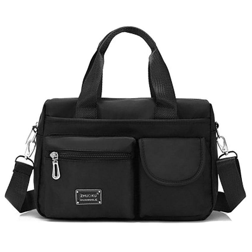 Unique2017 New Women Korean Style Portable Casual Waterproof Nylon Large Capacity Tote Bag Multi-function Shoulder Bag Female Leisure Shoulder Messenger Crossbody Tote Bag Mommys Bag