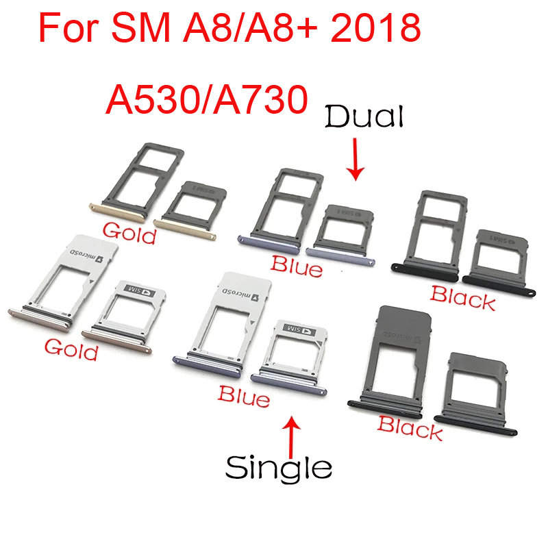 [SIM card holder for Samsung Galaxy A8 plus 2018 A530 A730,SIM Card Tray Holder For Samsung Galaxy A8 Plus 2018 A530 A730,]
