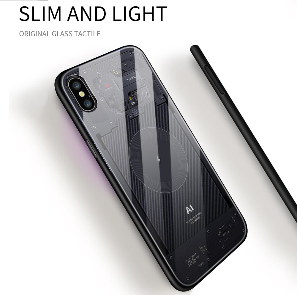 Hontinga Casing Case For Realme C15 Case Technology Circuit Board Explorer Exploration Theme Version Realmi Real Me C15 Cases Tempered Glass Back Cover Casing Phone Case Hard Case For Men For Boys