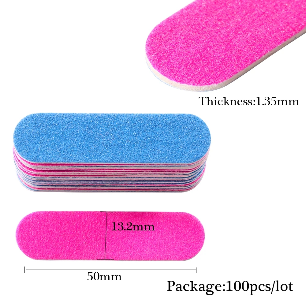 1/10pcs đôi nhỏ mặt Bộ giũa móng giũa đánh bóng khối dùng một lần móng tay thiết bị 180/240 Grit làm móng tay sơn Gel bóng Bộ công cụ