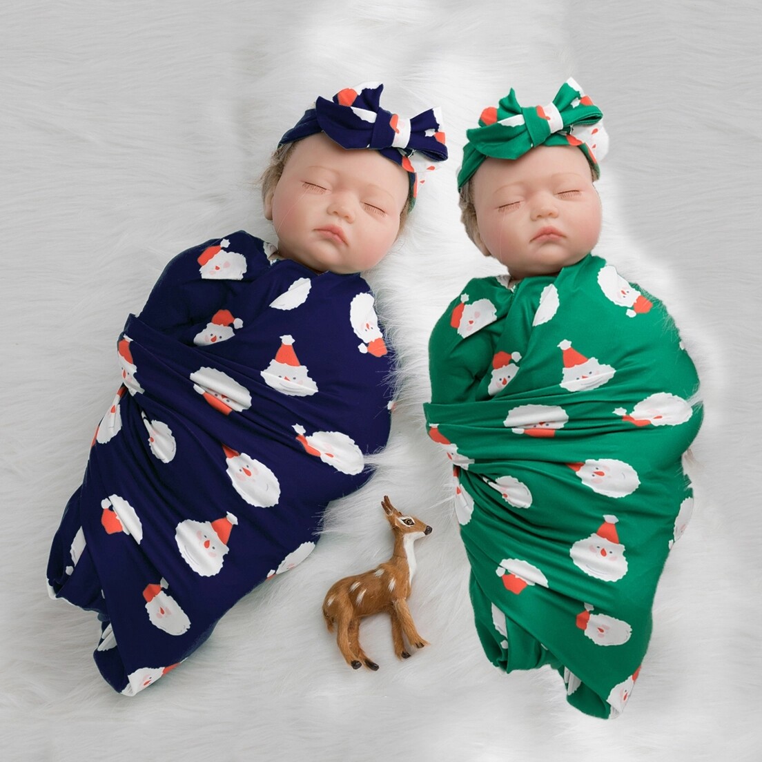 christmas baby swaddle