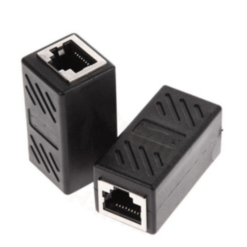 RJ45 to CAT6 Ethernet Extension Cable LAN Cable Extender Network Patch Cord Connector for Computer Laptop Connector