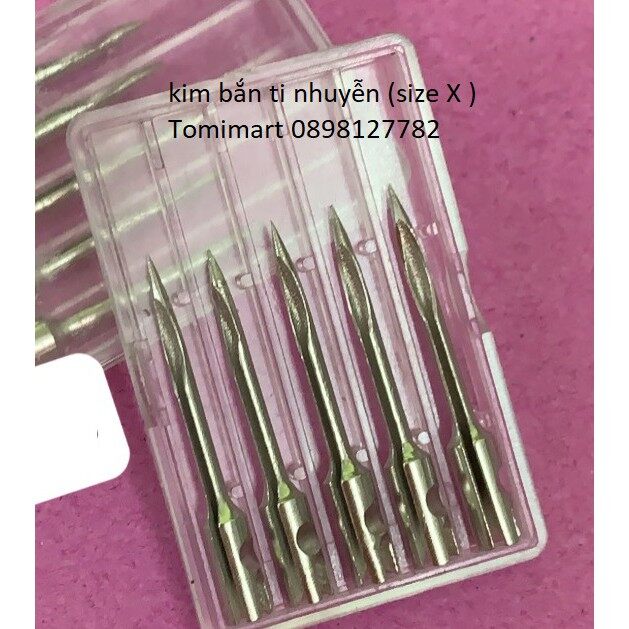 [HCM]Mũi kim Máy bắn ti Nhuyễn (size X)