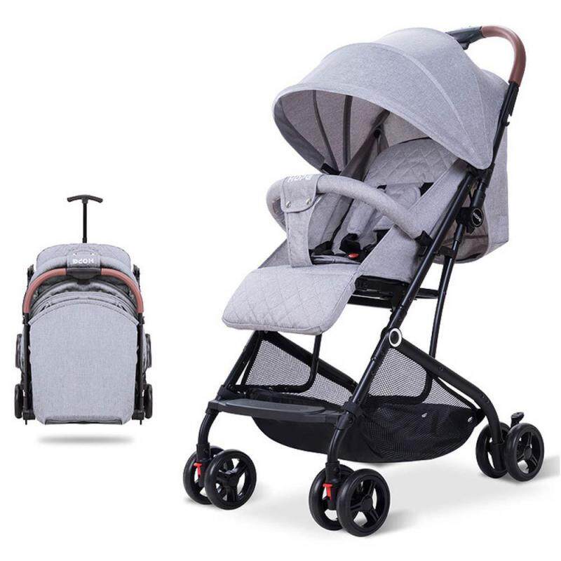 AG-Tech Easy to Storage Baby Stroller Angle Adjustable Trolley Box Design With Seat Belt Singapore