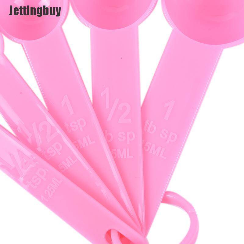 [Jettingbuy] 5PCS/Set Measuring Spoons Kitchen Ladle Baking Cooking Coffee Tools Kitchen Tool