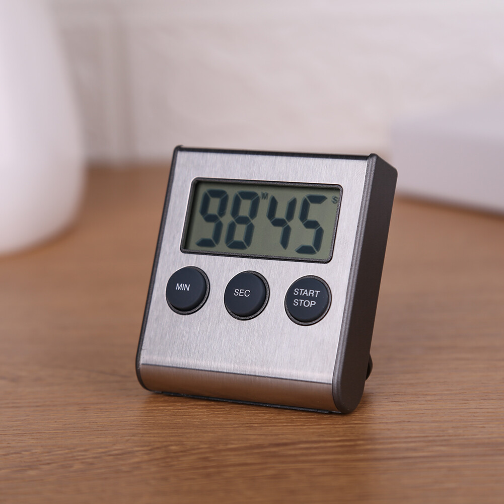 【ANENG】 Kitchen Countdown LCD Digital Timer Cooking Alarm Reminder Magnet Clock