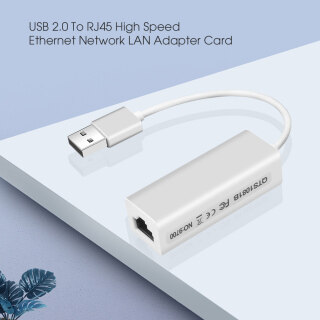 Bộ Chuyển Đổi Ethernet USB 2.0 Sang RJ45 Thẻ Mạng Lan Cho Máy Tính Xách Tay Máy Tính Android thumbnail