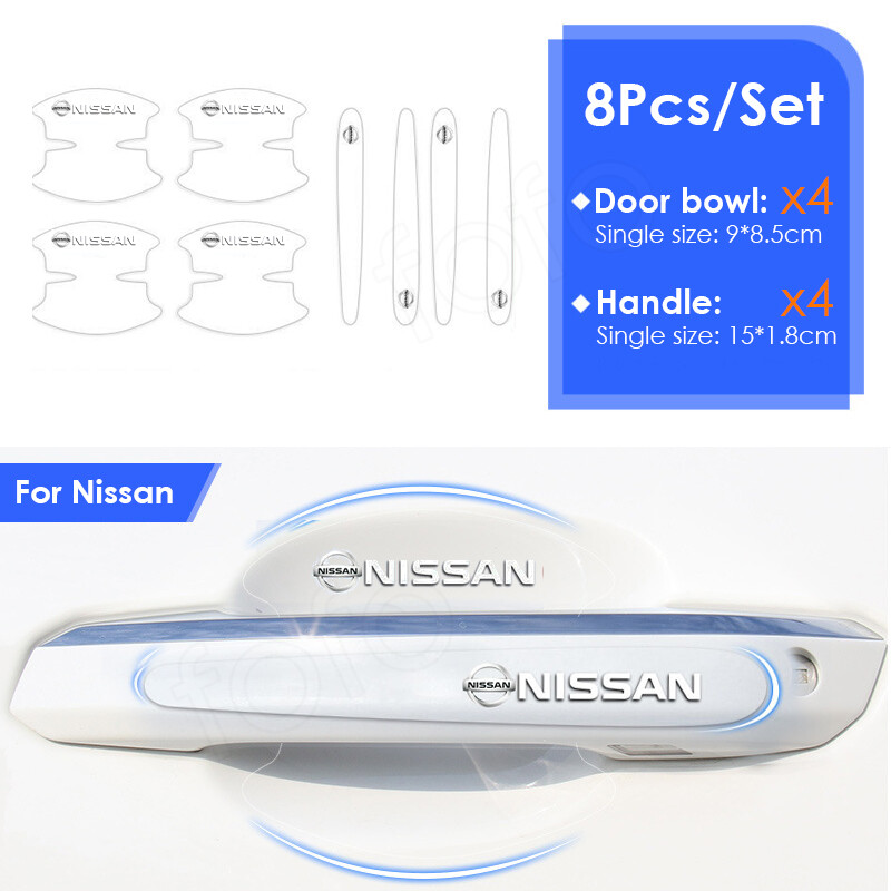 Car door handle anti-scratch film car door bowl protective stickers film handle anti-collision strip universal TPU door handle door bowl protect stickers film Handlebar film For all model