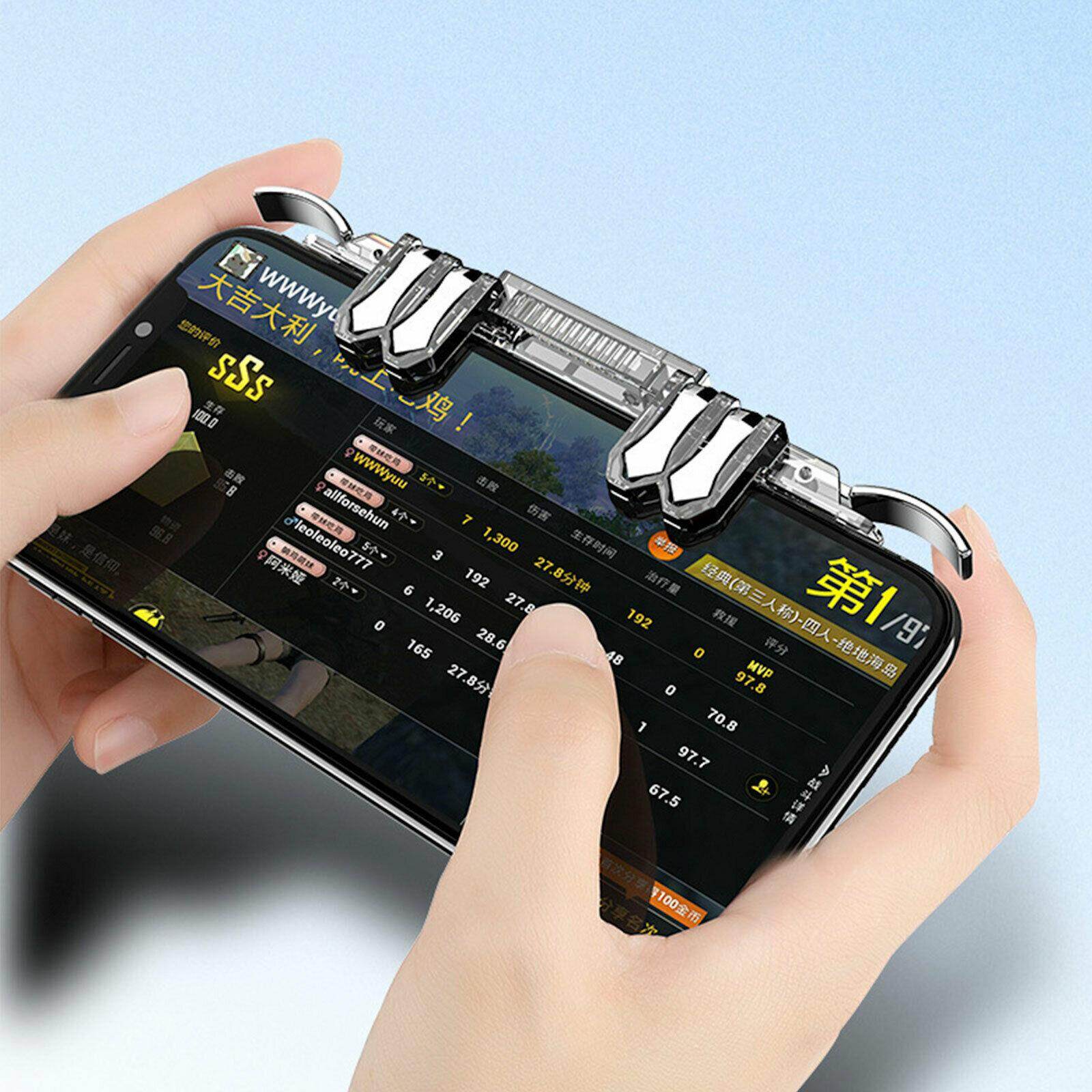 Tay Cầm Chơi Game Kích Hoạt 6 Ngón Tay Chơi Game Nút Bắn Súng Tay Cầm Chơi Game Cho PUBG IOS Android
