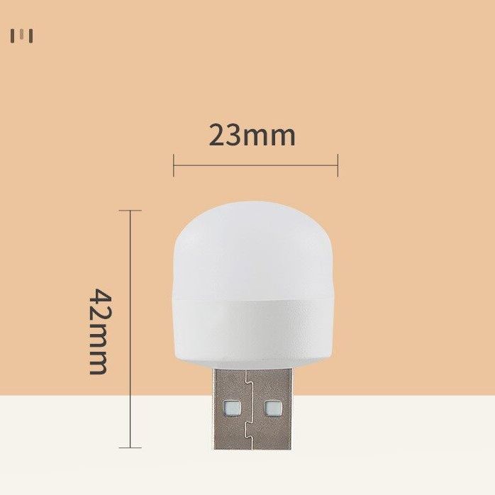 Portable Mini USB Plug Lamp Night Light / Computer Mobile Power Charging Small Book Lamps / LED Eye Protection Reading Bedside Night Lamp
