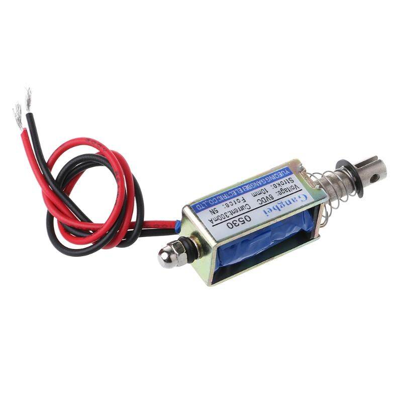 JF-0530B Nam Châm Điện Từ DC 6V 12V Loại Kéo Đẩy Gangbei-0530B Khung Điện Từ DC