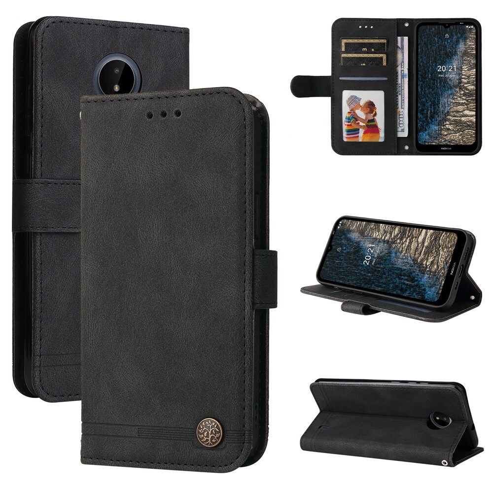 For nokia c10 c20 g300 g50 g20 g10 6.3 nokia 1.4 phone case magnetic leather wallet card slot flip cover casing