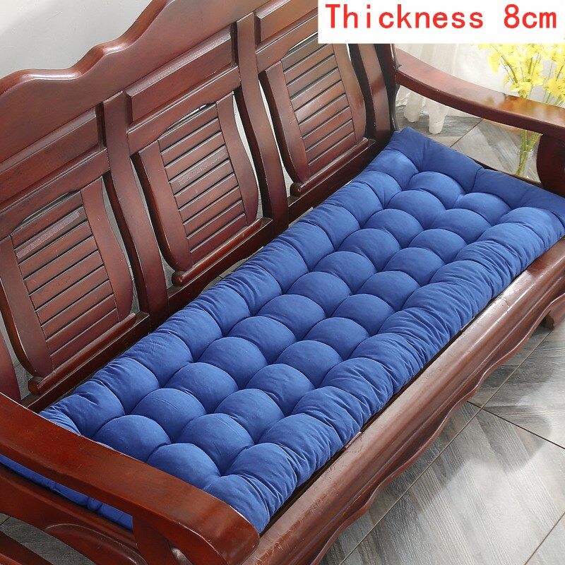 Thicken Solid Wood Sofa Cushion Four Seasons Universal Long Cushion Old-fashioned Wooden Three Seat Cushion Mahogany Sofa Cushion