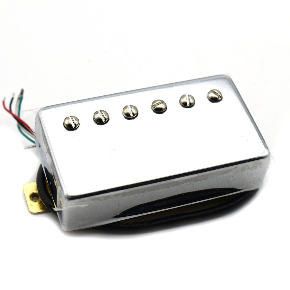 Humbucker Electric Guitar Pickup Chrome Neck Bridge Pickup For LP Style Electric Guitar Brass Cover Guitarra Pickup